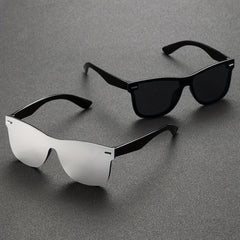 Men's Square Frameless Sunglasses Classic Casual PC