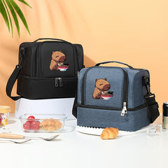 Capybara Noodle Lover Insulated Bento Bag