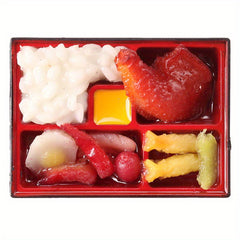 Mini Fast Food Lunch Scene Dollhouse Pocket DIY Decoration Plaything