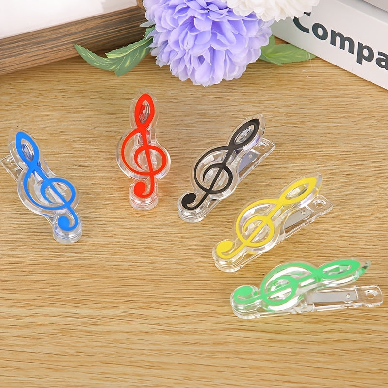 Musical Note Spring Holder Clip for Piano Guitar Violin
