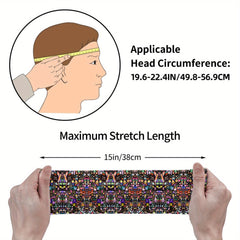 Men's Non Slip Breathable Headband Fitness Band Multicolor