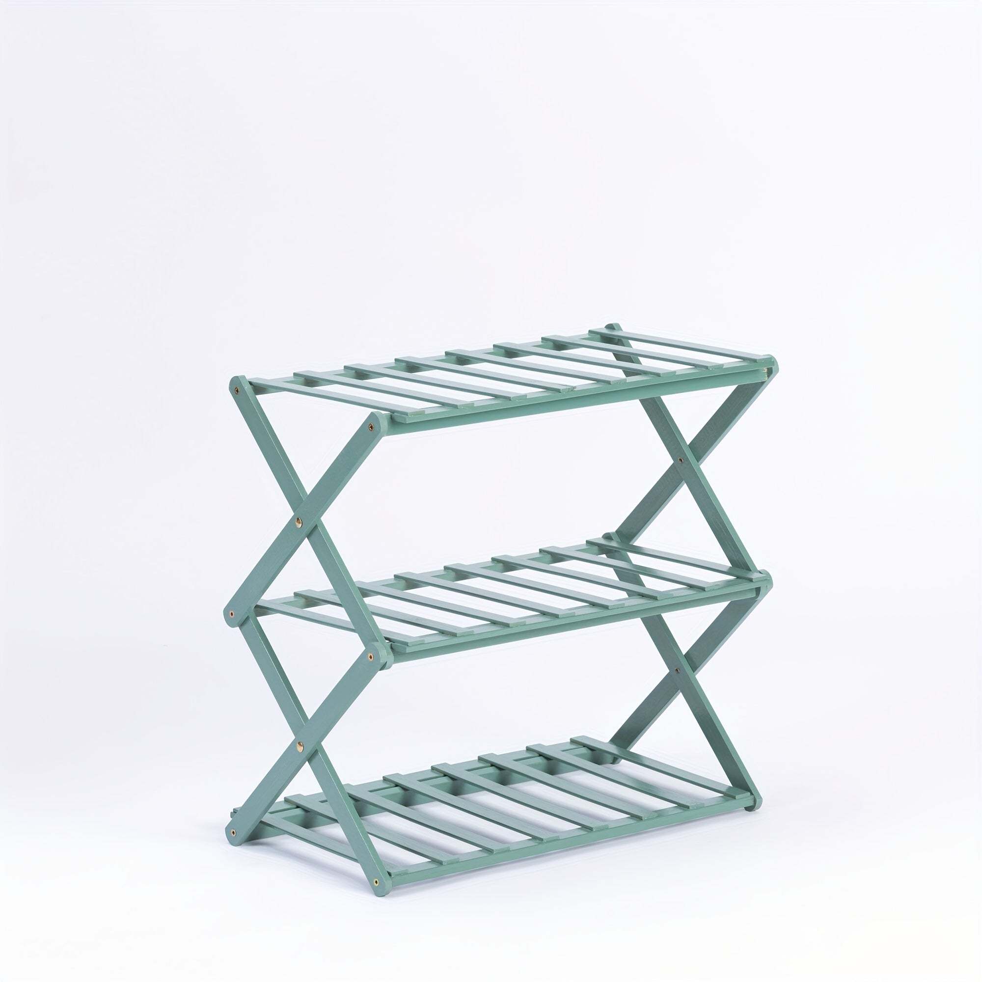 1pc Shoe Rack Shoe Storage Organizer Shelf Indoor Outdoor Flower A