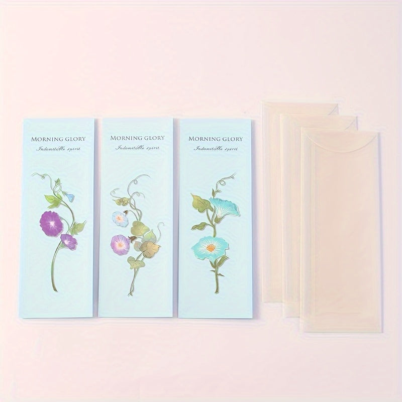 3pcs Letter Paper Envelopes Set Romantic Love Letter Hand painted Letterhead