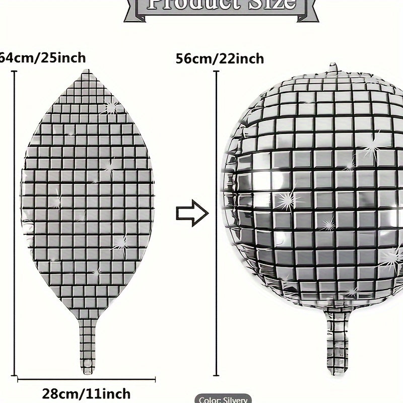 1pc Disco Aluminum Film Balloon for Party Decoration