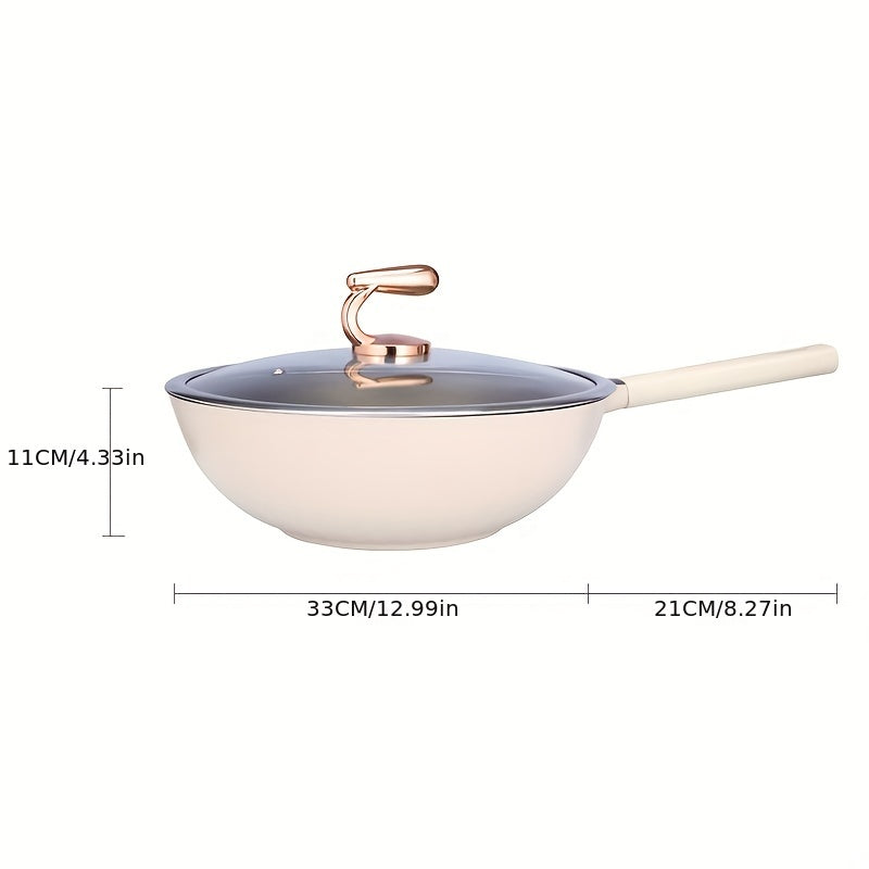 Nonstick Aluminum Frying Pan for Gas Stove & Induction Cooker