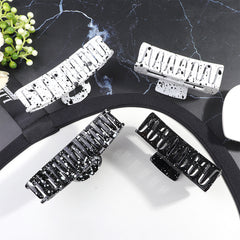 Large Square Crescent Hair Claw Clip Women's Hair Accessories