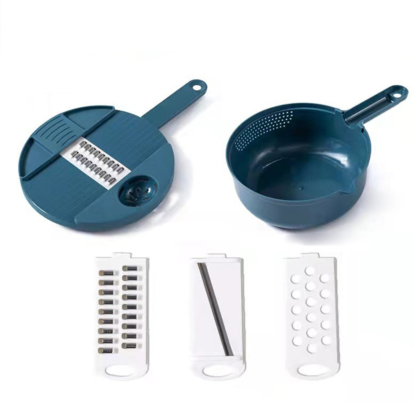 Cortador Multifuncional De Verduras 3/6 Cuchillas 11 Pulgadas