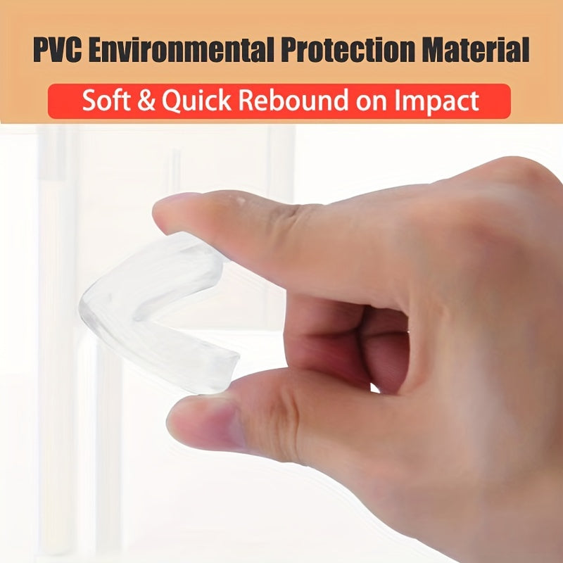2PCS Transparent Baby Corner Edge Protector L Shape Desk Cover