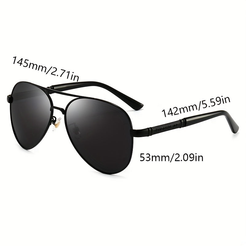 Men's Polarized Driving Sunglasses UV Protection Large Frame