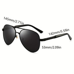 Men's Polarized Driving Sunglasses UV Protection Large Frame