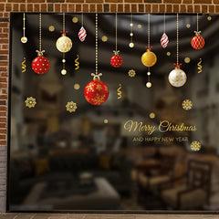 Christmas Window Sticker DIY Christmas Ball Decorations