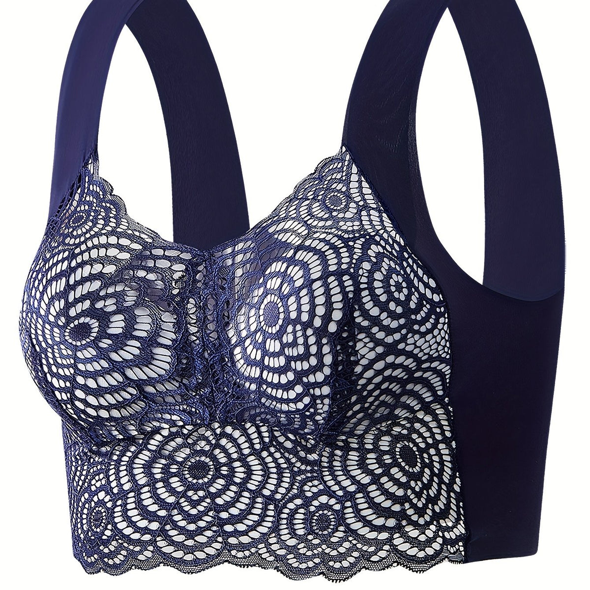 Lace Wireless Bra Full Coverage Tank Bra Women's Lingerie