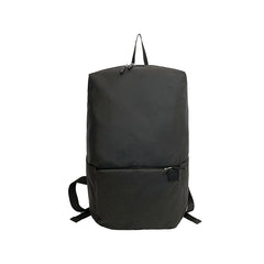 Lightweight Canvas Backpack Solid Daypack Casual Zipper Travel Bag