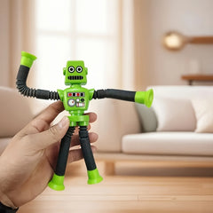 Telescopic Robot Building Toy Tubes with Suction Cup