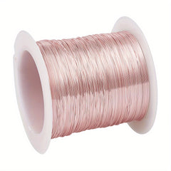 Copper Craft Wire Beading Wire Plated Pink 0.3-0.8mm