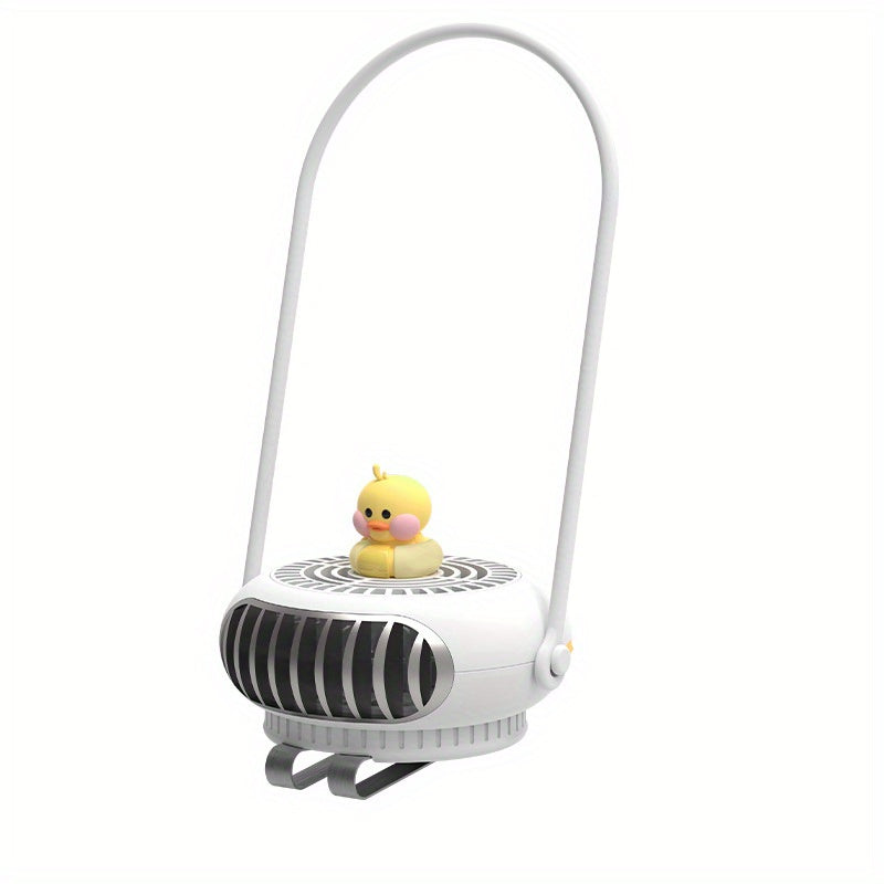 Baby Stroller Portable USB Fan Colorful Warm Lights