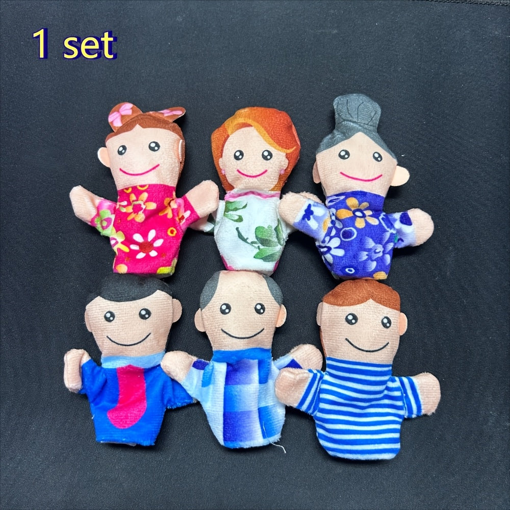 Family Finger Puppets Interactive Role Playing Toys