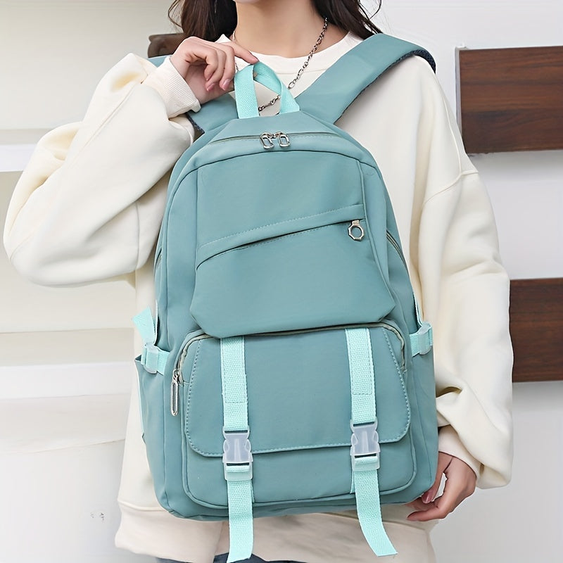Large Capacity Lightweight Laptop Preppy Backpack