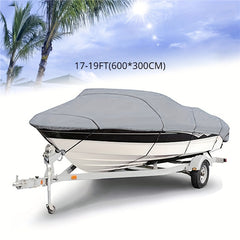 Waterproof Silver Yacht Boat Cover 3.35-6.71m
