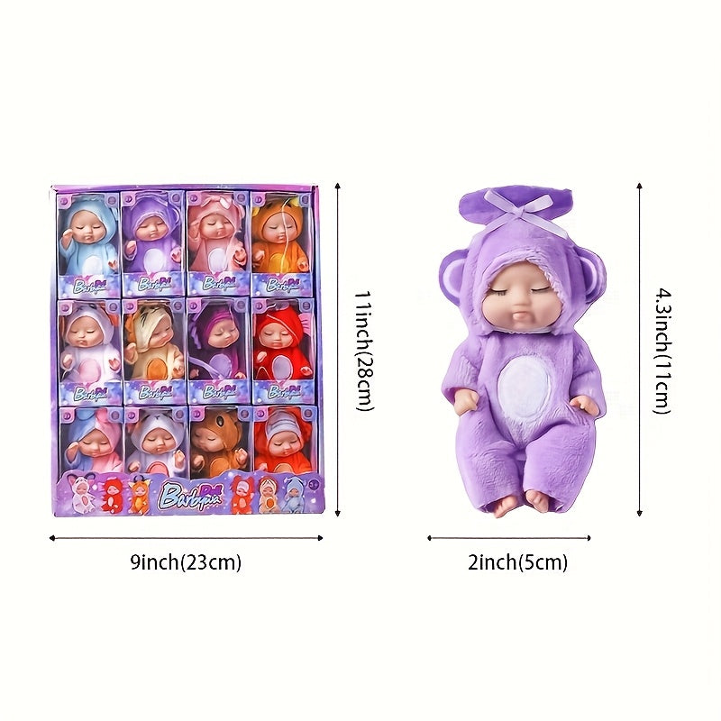 12 Pack Reborn Sleeping Dolls Zodiac Dolls Anime Theme Mixed Du