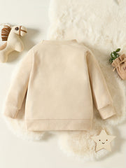 Infant Baby Girls Autumn Letter Print Sweatshirt Long Sleeve Pullover Tops