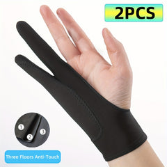 2 Touch Screen Finger Painting Gloves for Ipads Anti Fouling