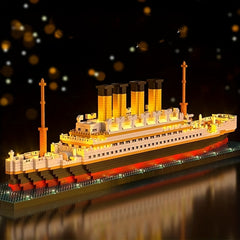 Build Your Own Cruise Ship - Model Building Block Kit