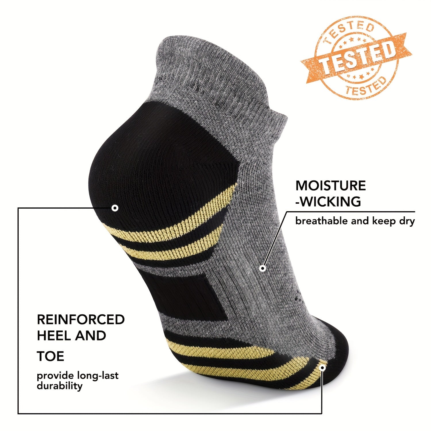 Copper Compression Socks - Support Circulation Reduce Pain Running Plantar Fasci