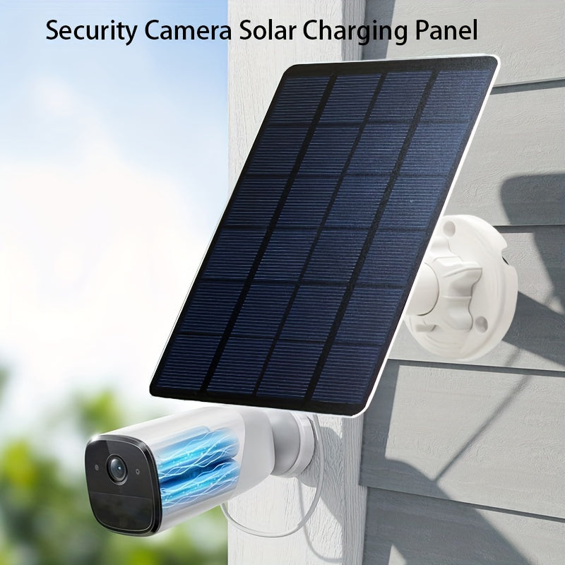 3W 5V Solar Security Camera Charging Plate with 360 Rotation