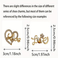 Shoe DIY Jewelry Accessories Removable Flower Decorative Drill