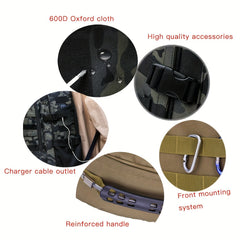 Multipurpose Outdoor Backpack for Fishing, Mountaineering, Travel