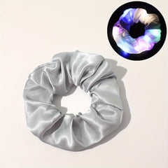 LED Luminous Scrunchies Ponytail Headwear Elastic Hair Tie