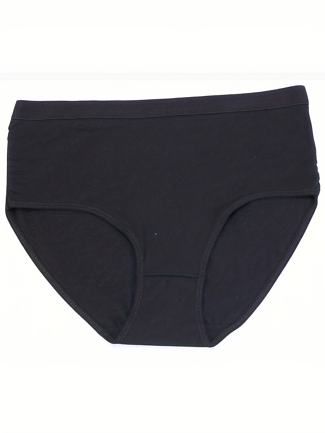4 Pack Plus Size Basic Underwear Set Women's Plus Medium Stretch