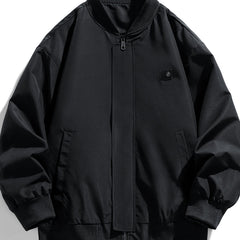 Men's Casual Baseball Collar Jacket Coat For Spring Fall