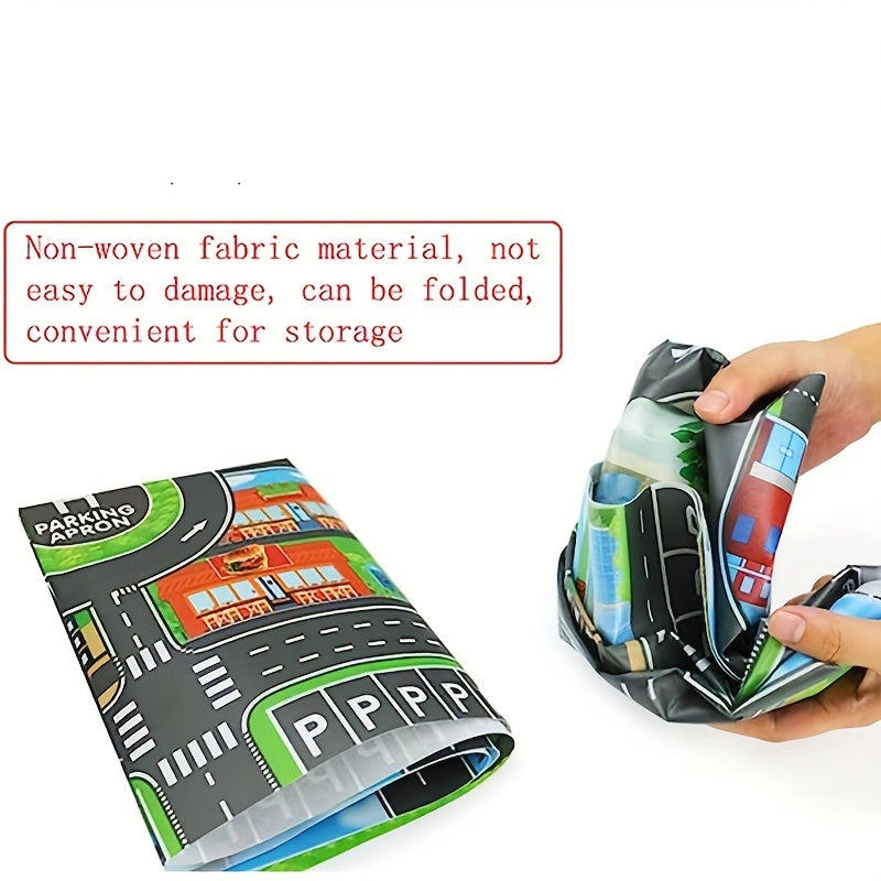 Kids Traffic Game Map Play Mat Kids Carpet Rug