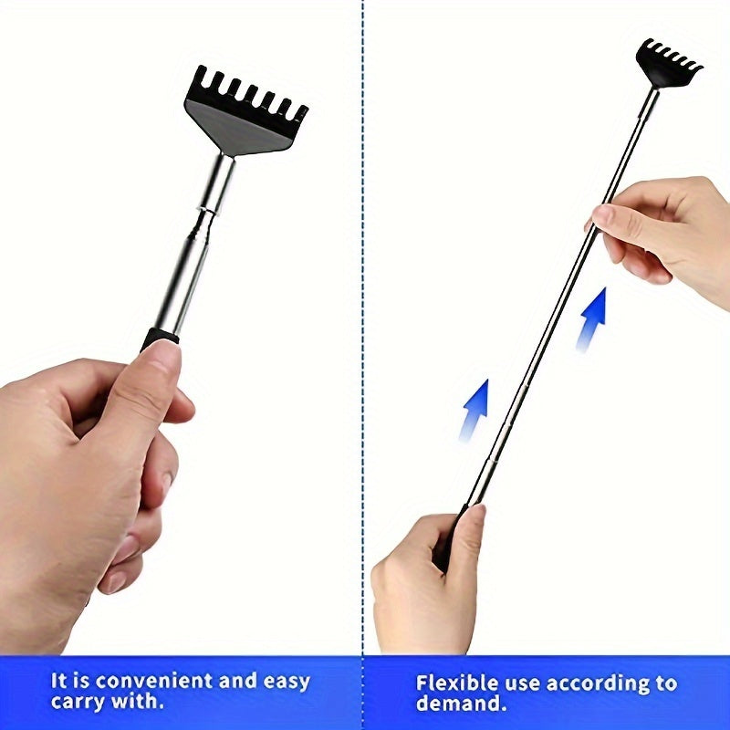 Portable Stainless Steel Back Massager Anti Itch Relaxation