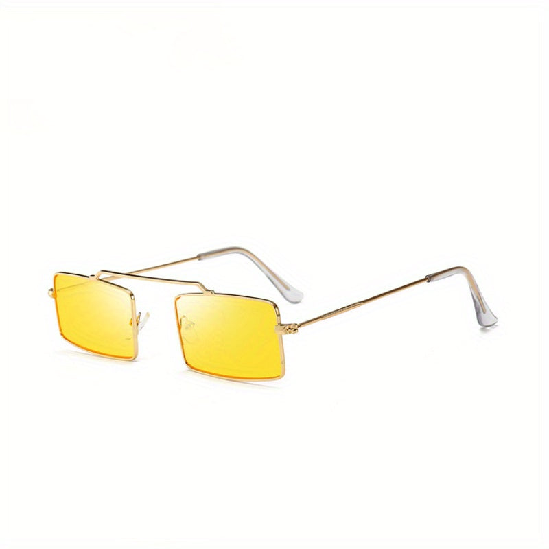 Y2K Top Bar Square Sunglasses UV400
