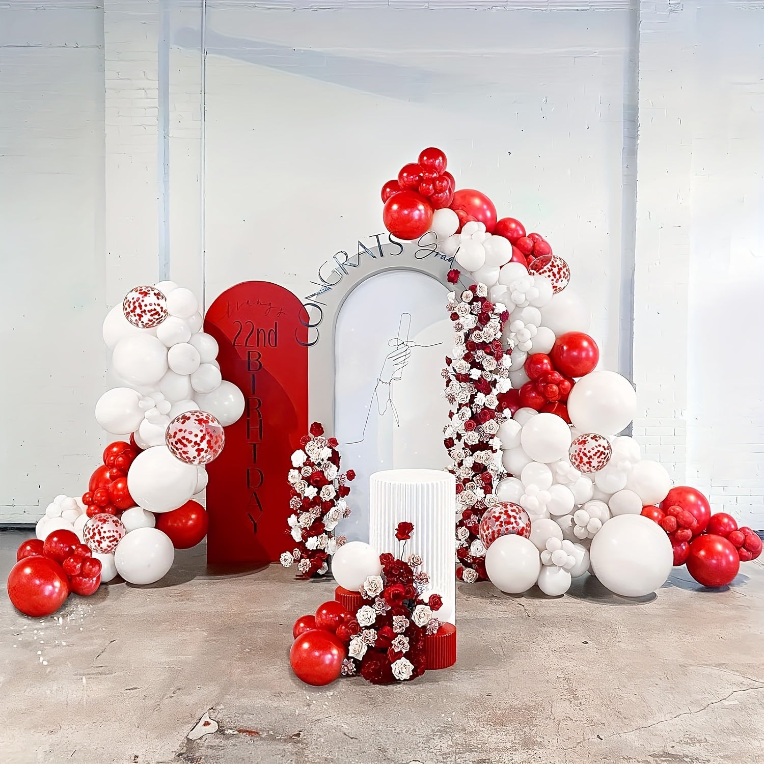 127pcs Balloon Garland Arch Kit for Wedding Birthday Anniversary Graduation