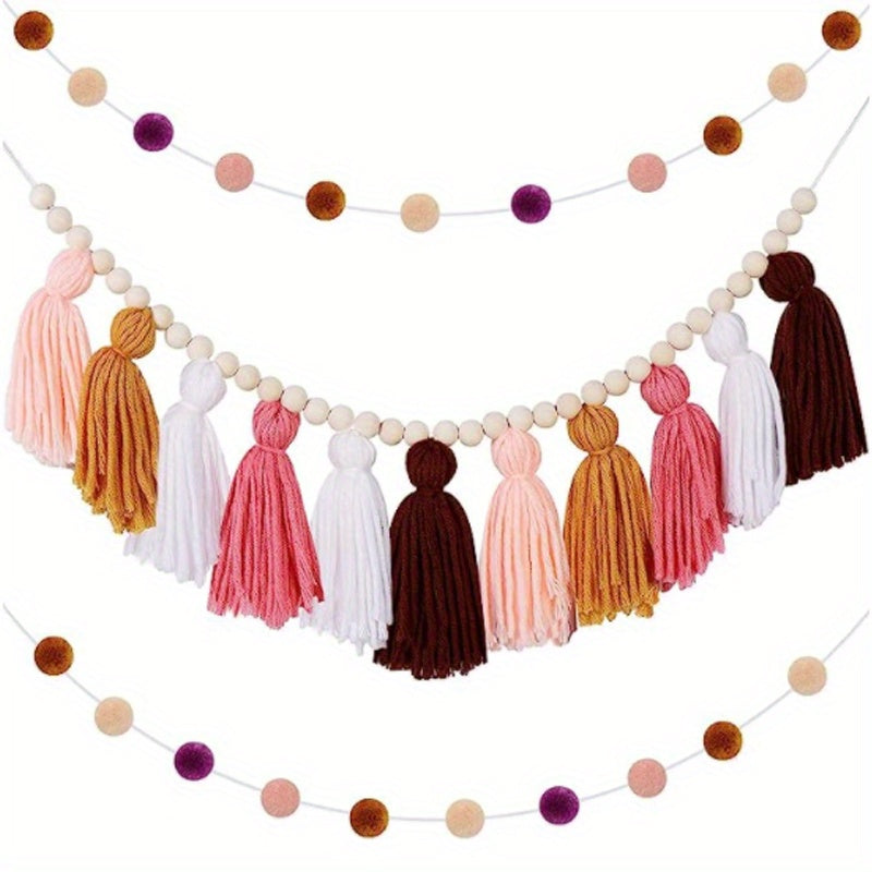 Bohemian Tassel Garland for Parties & Baby Showers