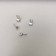 Set of 4 Mini Metal Chairs for Dollhouses