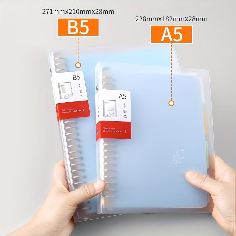 B5 A5 Notebook Refill Horizontal Line Grid Thick Pages