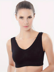Seamless Wireless Sports Bra Comfy Running Tank Bra