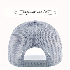 Raccoon Embroidery Baseball Cap Outdoor Sports Sun Hat Breathable Hip Hop Cap