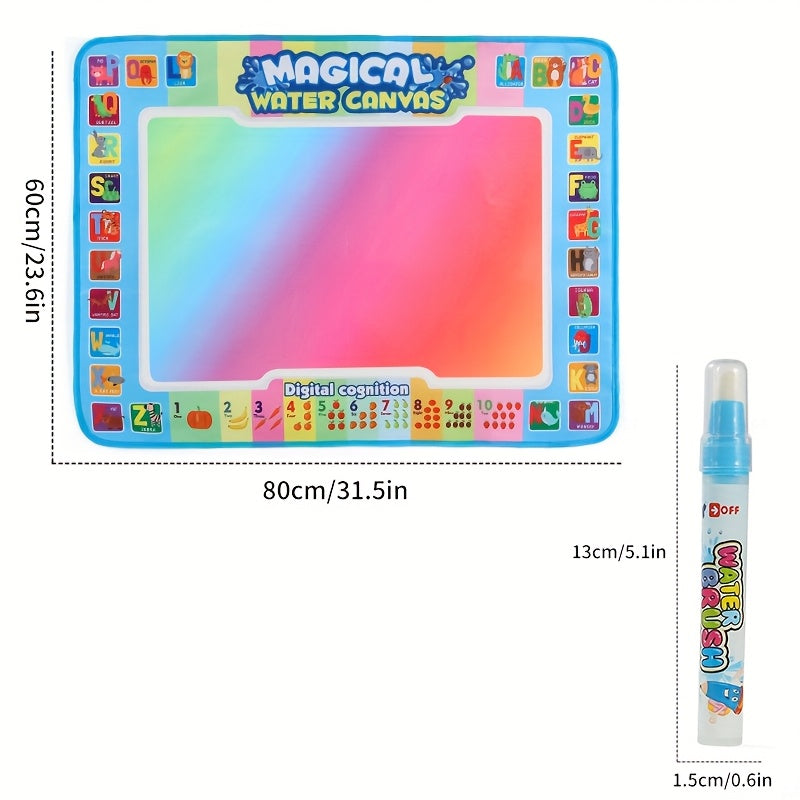 Magic Water Canvas for Kids Portable Art Toy with Underwater Theme