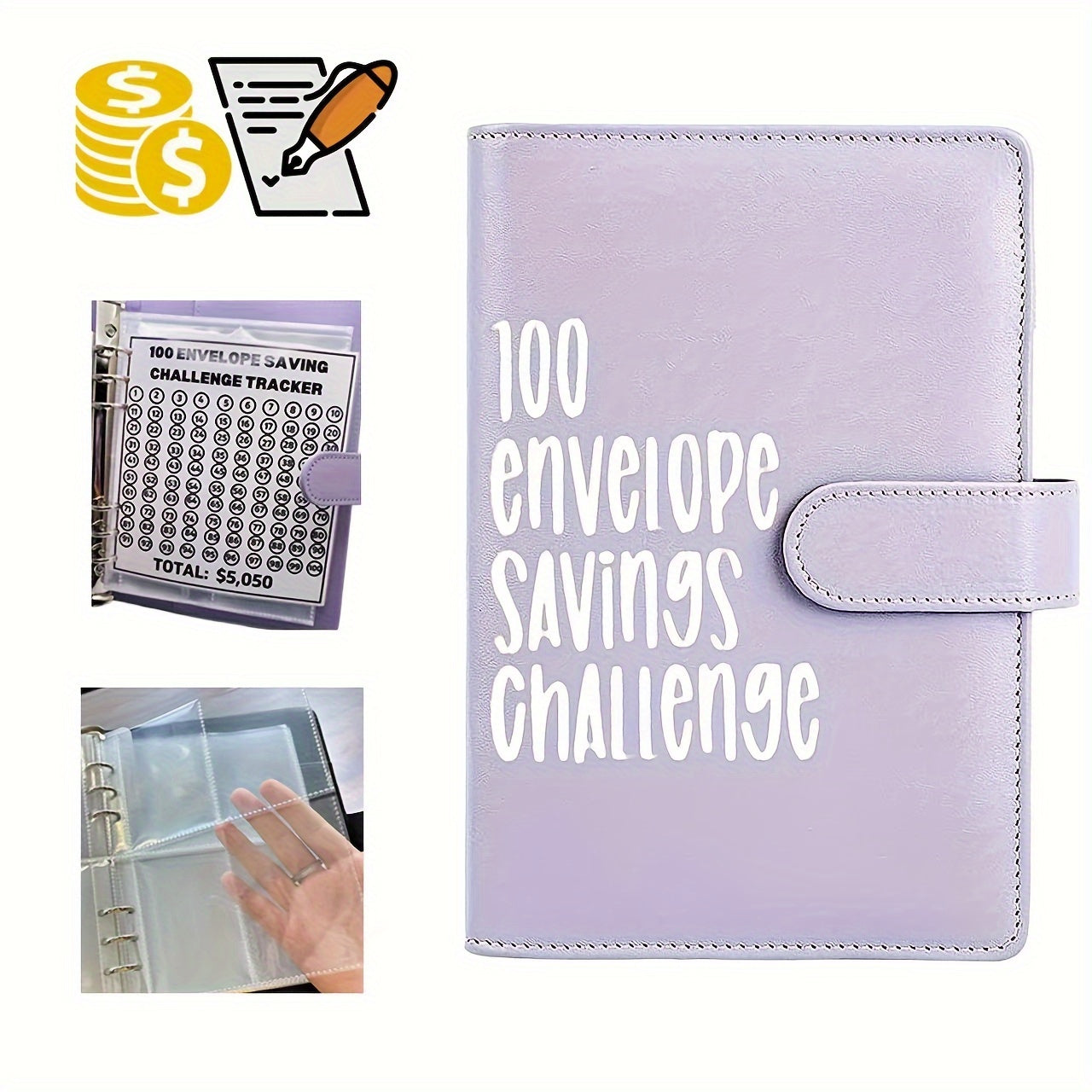 Budget Binder with Cash Envelopes for Budget Planner & Saving Money