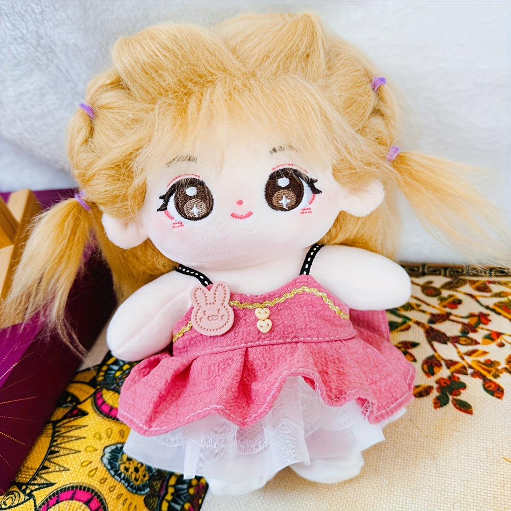 Doll Clothes for Plush Doll - Colourful Skirt and Shoes