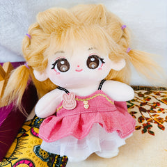 Doll Clothes for Plush Doll - Colourful Skirt and Shoes