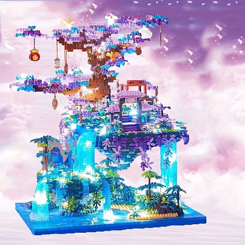Fantasy Fairy Castle Building Blocks Set ABS Material DIY Construction Kit