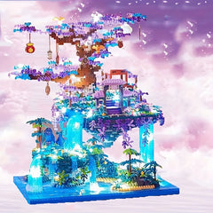Fantasy Fairy Castle Building Blocks Set ABS Material DIY Construction Kit