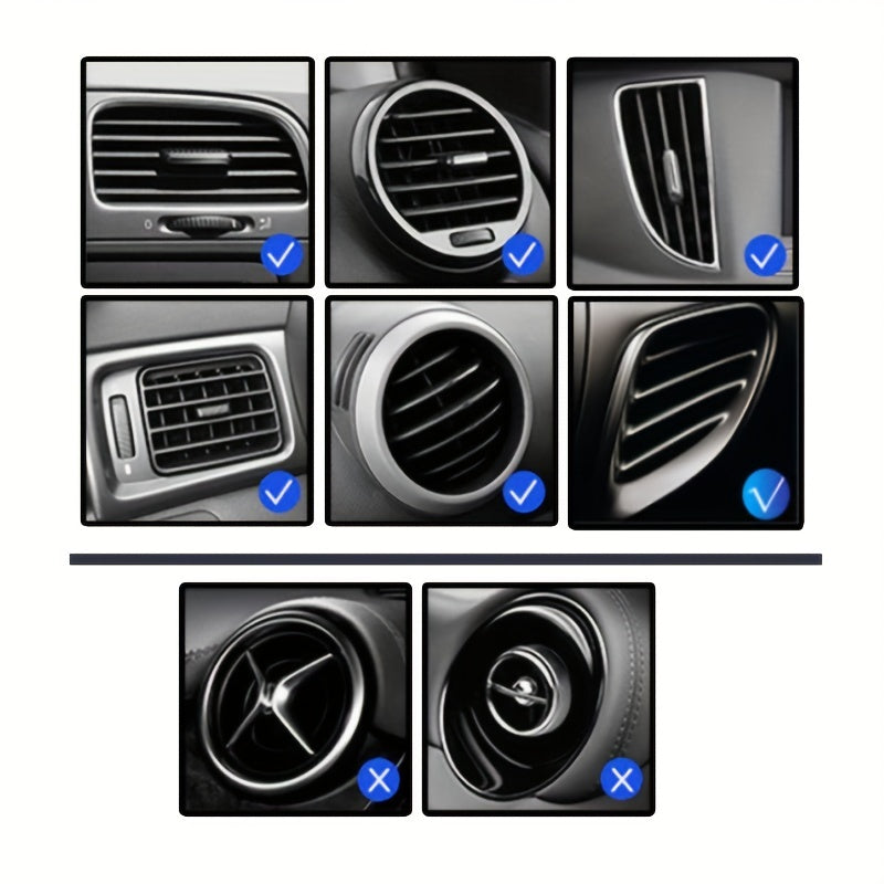 Car Air Outlet Phone Holder with 360&deg; Rotation